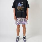 BOOMLEMON Men's Purple Athletic Basketball Shorts