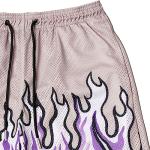 BOOMLEMON Men's Purple Athletic Basketball Shorts