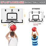 Large Indoor Basketball Hoop for Over Door