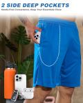 7-Pack Men's Basketball Shorts with Pockets