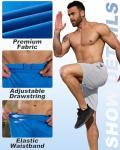 7-Pack Men's Basketball Shorts with Pockets