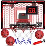 HopeRock LED Over-Door Basketball Hoop for Kids