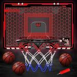 HopeRock LED Over-Door Basketball Hoop for Kids