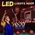 HopeRock LED Over-Door Basketball Hoop for Kids