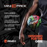 AND1 Mini Basketball Set for Kids - 3 Pack