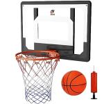 Wall Mount Basketball Hoop with Backboard and Rim
