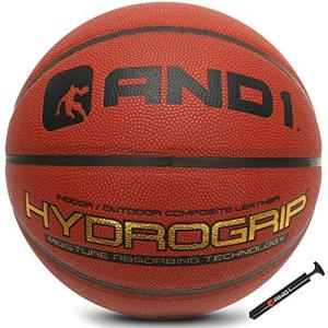 AND1 Hydrogrip Composite Basketball with Pump - Size 7