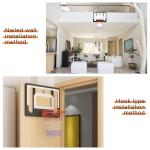 Wall Mount Basketball Hoop with Backboard and Rim