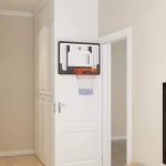 Wall Mount Basketball Hoop with Backboard and Rim