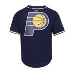 Indiana Pacers Men's Button Down Mesh Top 2XL
