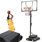 Adjustable 10 FT Outdoor Basketball Hoop with Wheels