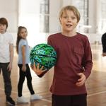 PECOGO Rubber Basketball for Kids and Teens