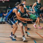 PECOGO Rubber Basketball for Kids and Teens