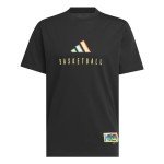 adidas Men's Graphic Basketball T-Shirt - Black