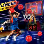 Mini Over-the-Door Indoor Basketball Hoop Set