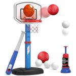Kids 2-in-1 Basketball Hoop and Tee Set