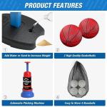 Kids 2-in-1 Basketball Hoop and Tee Set