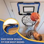 QDRAGON Mini Basketball Hoop for Door with Balls