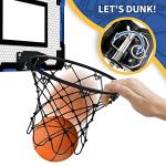 QDRAGON Mini Basketball Hoop for Door with Balls