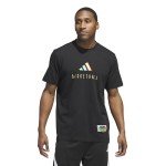 adidas Men's Graphic Basketball T-Shirt - Black