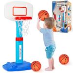 Adjustable Indoor Toddler Basketball Hoop Set
