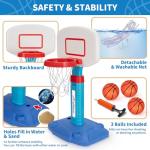 Adjustable Indoor Toddler Basketball Hoop Set