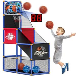 Kids Arcade Basketball Hoop with 4 Balls
