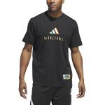 adidas Men's Graphic Basketball T-Shirt - Black