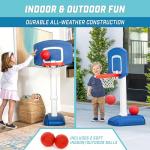 GoSports Toddler Basketball Set with Adjustable Hoop