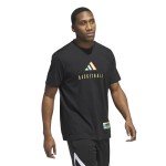 adidas Men's Graphic Basketball T-Shirt - Black
