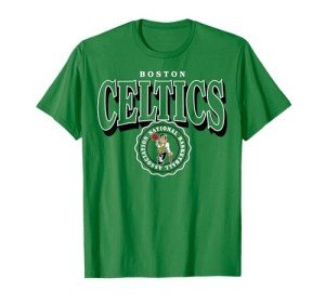 Boston Celtics Arched Crest Basketball T-Shirt