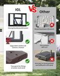 Adjustable Portable Basketball Hoop for Outdoor Use