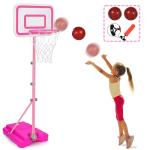Toddler Basketball Hoop for Girls - Adjustable Pink