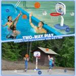 Adjustable Toddler Basketball Hoop with 6 Balls