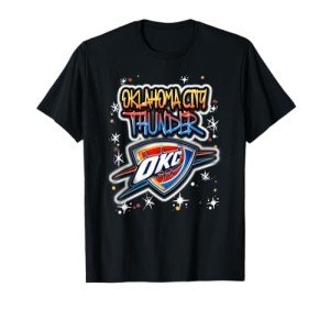 Oklahoma City Thunder Airbrush Logo Tee