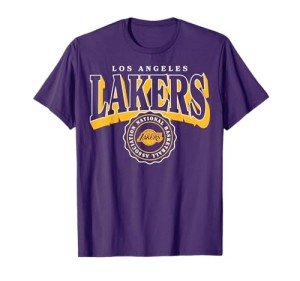 Los Angeles Lakers Arched Crest Basketball T-Shirt