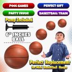 Mini Basketball Set for Kids - 6 Inch Pack
