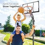 Adjustable 8.5ft Portable Basketball Hoop for All Ages
