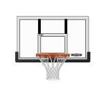 Lifetime 48-Inch Shatterproof Basketball Backboard and Rim