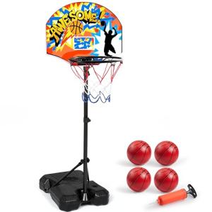JOYIN Adjustable Kids Basketball Hoop 2.8ft-6.2ft