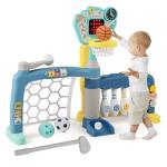 Adjustable 5-in-1 Toddler Sports Center Hoop