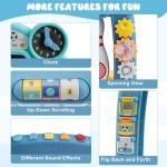 Adjustable 5-in-1 Toddler Sports Center Hoop