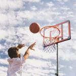 VEVOR 28" Adjustable Basketball Hoop with Wheels