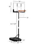 WIN.MAX Adjustable Kids Basketball Hoop 29" Backboard