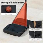 Adjustable Outdoor Basketball Hoop with Wheels