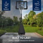 Adjustable 4.4-10ft Portable Basketball Hoop