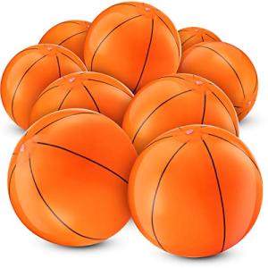 12-Pack Inflatable Basketball Beach Balls for Kids