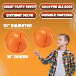 12-Pack Inflatable Basketball Beach Balls for Kids