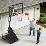 Adjustable 10FT Outdoor Basketball Hoop with Backboard