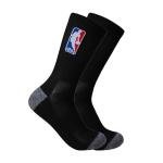 NBA Men's Cushioned Crew Socks 6 Pack - Black